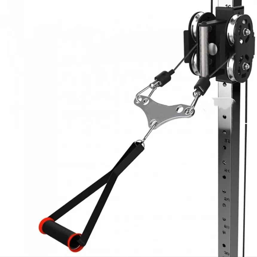 Edelstahl-Adapterplatte mit doppelter bis einzelner Riemenscheibe für Kabelmaschine Lat Pulldown Trizeps Pushdown Gym Trainingsgeräte – Detail 2
