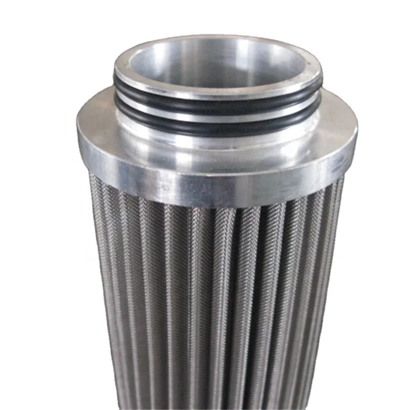 

10micron Stainless Steel Fine Mesh Pleated Filter element for Water Treatment