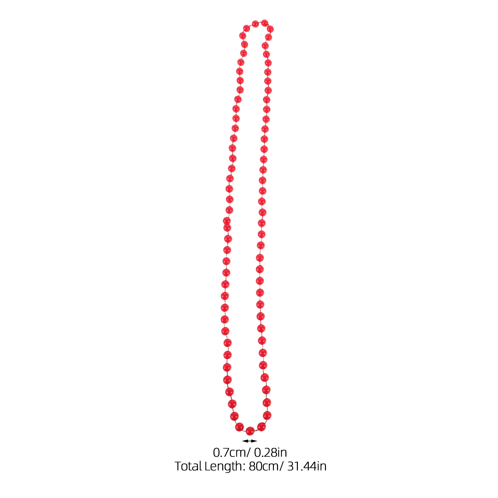 12 szt. Koralików na imprezę maskaradową, kolorowe plastikowe naszyjniki na Halloween, Boże Narodzenie, Sylwestra, rekwizyty sceniczne dla kobiet i dzieci