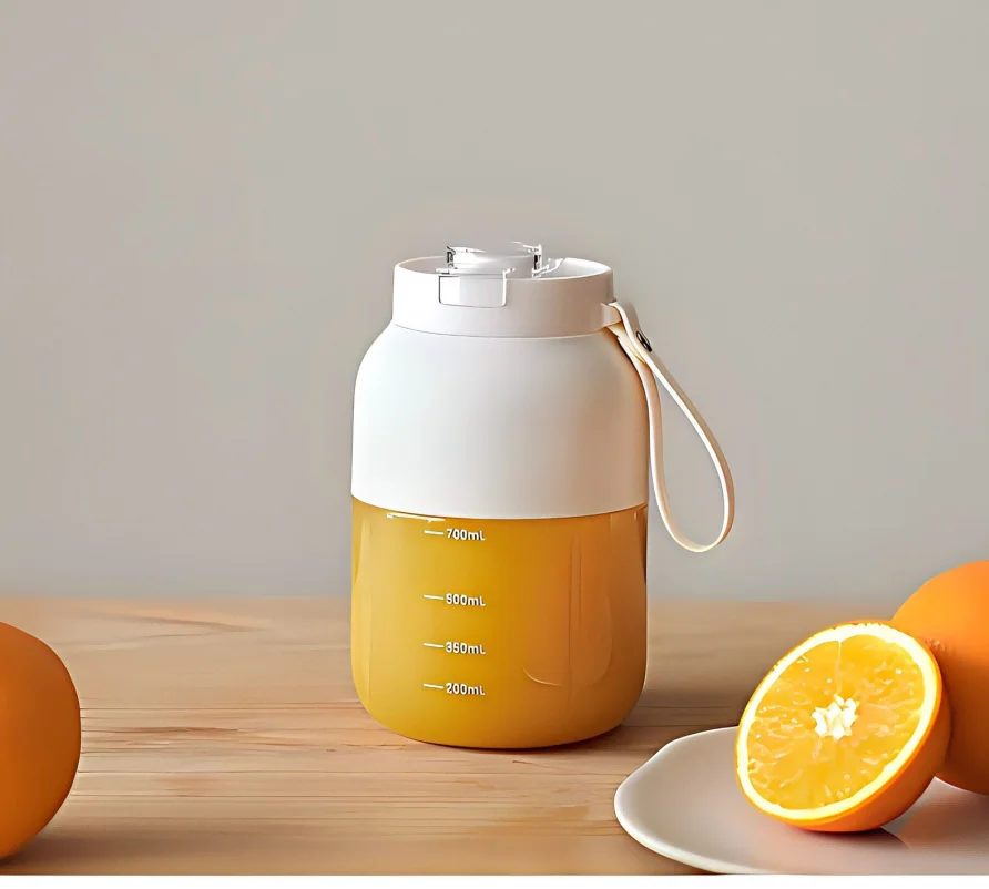 Portable Digital Display Fruit Juicer Blender Ice Blender 12 Blade Smoothie Maker Multi-functional USB Charging Juice Maker