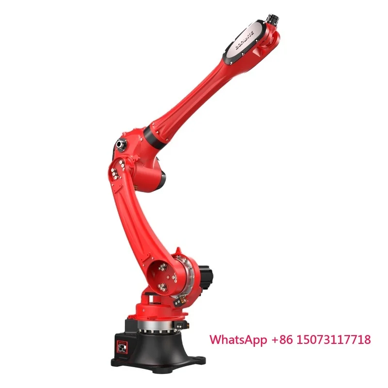 Bras robotique à 6 axes, charge utile de 10KG, large applicabilité pour la manipulation du soudage, le meulage, la coupe, l'ébavurage inclus. Moteur Moteur PLC