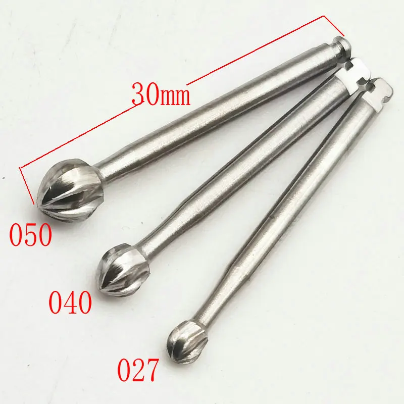 Dental Positioning Ball Drill Planting Drill Tungsten Steel Grinding Head Bending Machine Milling Cutter Resin Base Polishing De