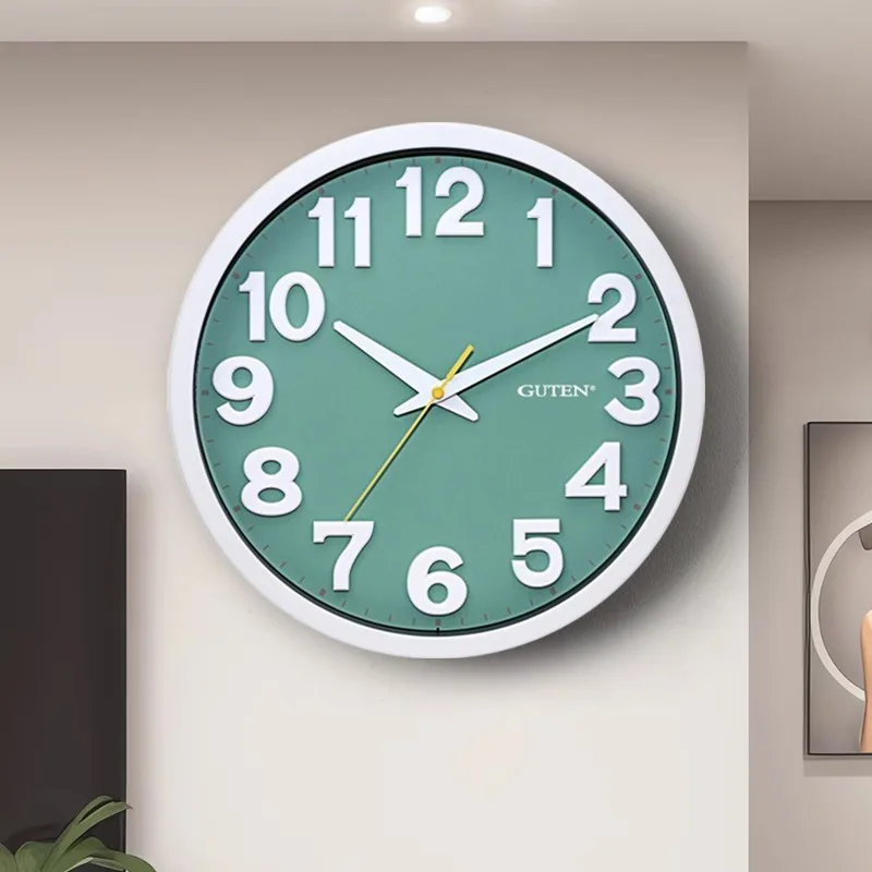 

Декоративные настенные часы Современные настенные часы Роскошные эстетические часы Минималистичные бесшумные элегантные часы для гостиной Украшение дома