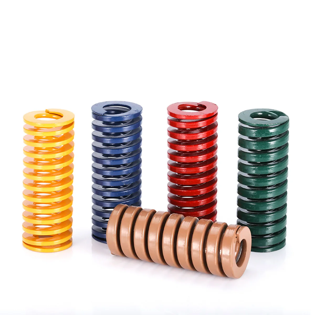 1Pcs OD 8mm ID 4mm Compression Spring Loading Die Mold Spring Length 15-100mm Yellow/Blue/Red/Green/Brown