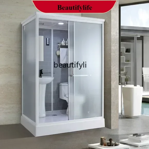 

ssIsolation Shower Room Integrated Bathroom Bath Toilet Toilet F56
