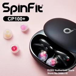 SpinFit CP100+ CP100 PLUS Silikon-Ohrstöpsel, medizinisches Silikon für Kopfhörerdüsen, Durchmesser von 4,5–5,5 mm, 1 Karte, DUNU FIIO