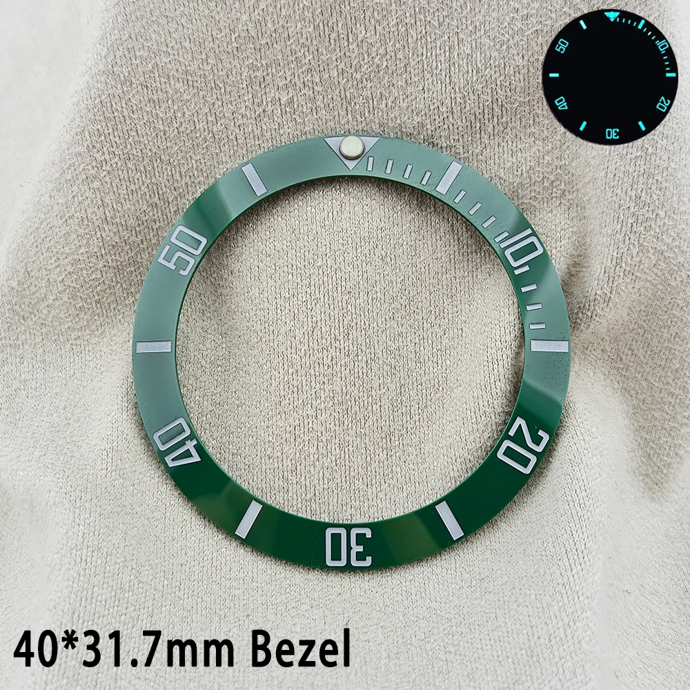 ForgeLink 40mm Lünetteneinlagen GMT Uhrenlünette 40mm * 31,7mm Keramik-Lünetteneinlage Passend für 42mm bis 44mm Taucheruhrengehäuse Uhrenring – Detail 20