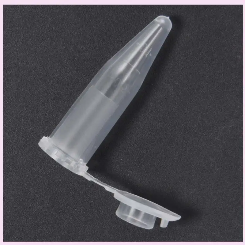 

B25B 800PCS 1.5Ml Lab Mini Plastic Test Tube Centrifuge Vial Snap Cap 42X11mm Clear