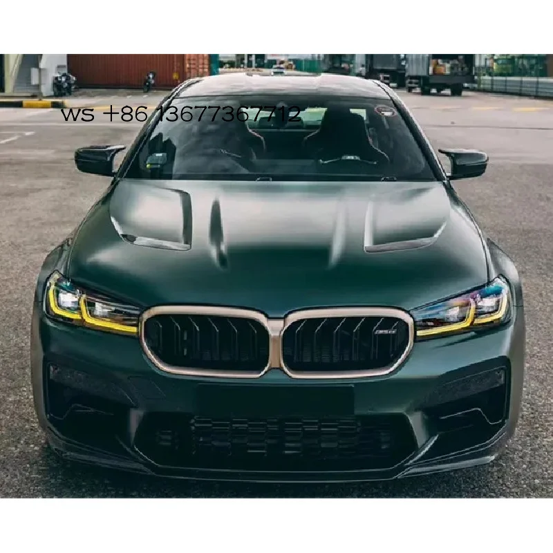 

F90 M5 CS Style Carbon Fiber Engine Hood Suitable 5 Series G30 G38 525LI4 Doors 2018-2023