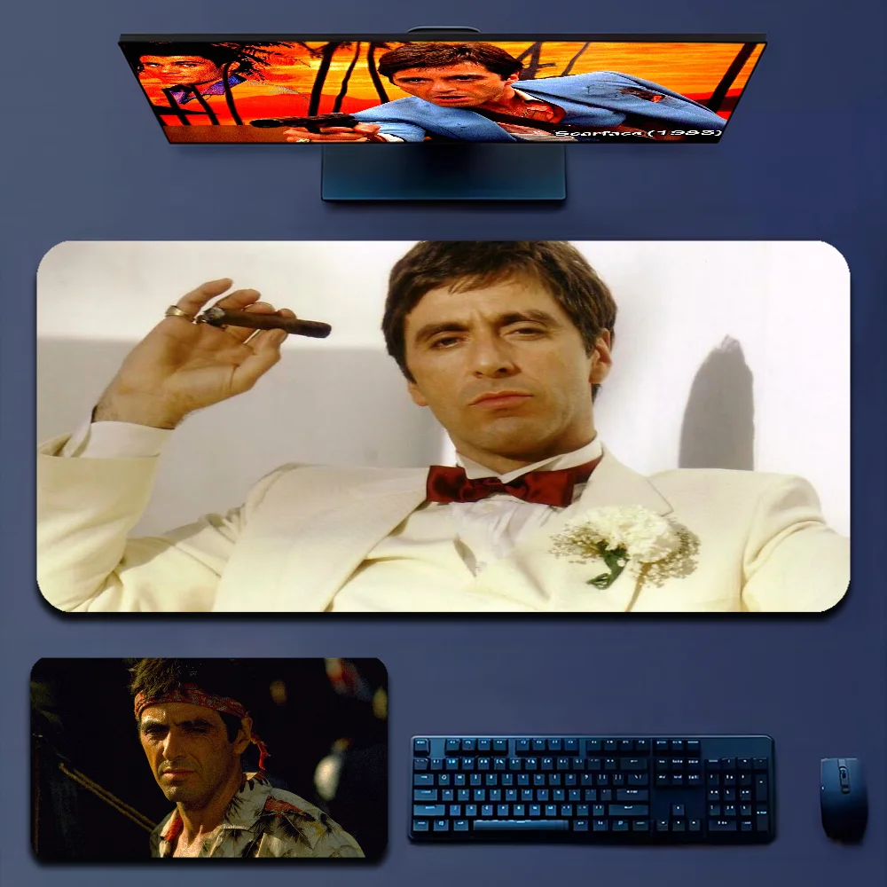 

Scarface Non-slip Lockedge PC Gaming Mouse Pad Gamer Desk Mats Keyboard Pad Mause Pad Muismat