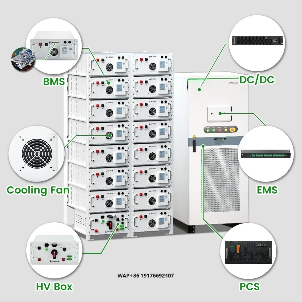 Industrial Commercial 100KW 215KWH Hybrid Solar Energy System Storage LiFePO4 Lithium Ion Battery for Off Grid Power System