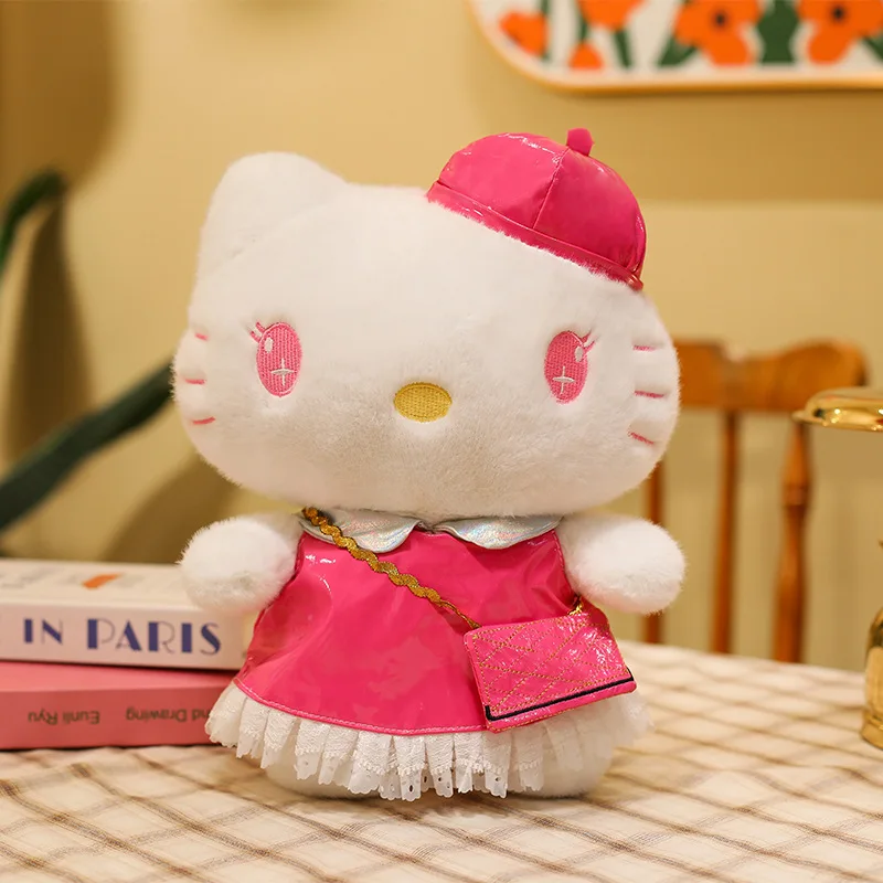 Kawaii sanrio brinquedo de pelúcia hellokitty boneca perfumada animal de pelúcia crianças presente de aniversário para meninas festival presente gatinho bonito
