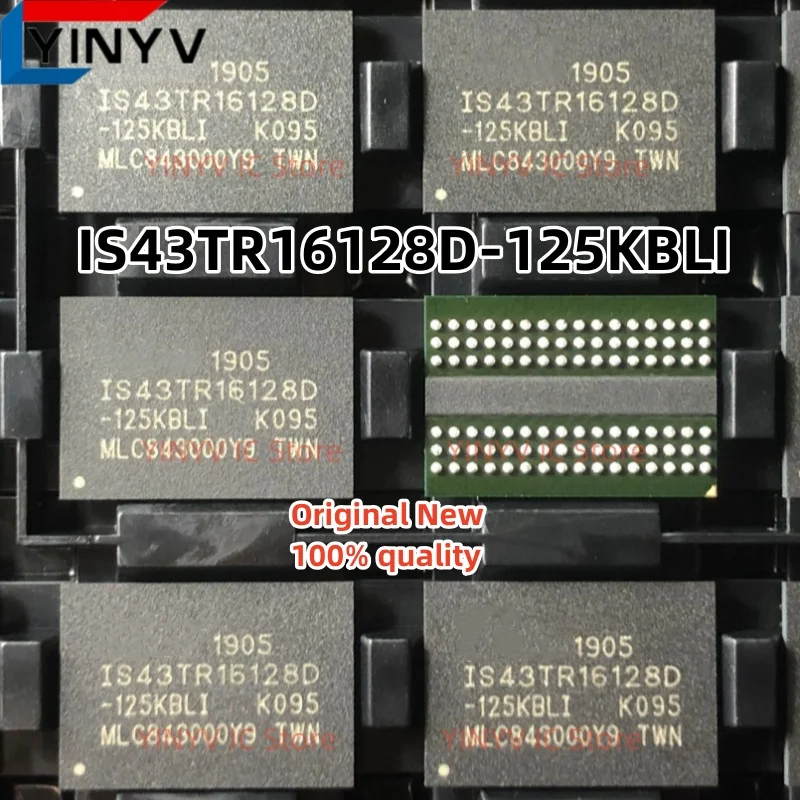 5 pz IS43TR16128D-125KBLI muslimate IS43TR16128D-125KBLI-TR BGA96 128 mx16 2Gb DDR3 SDRAM originale nuovo 100% qualità