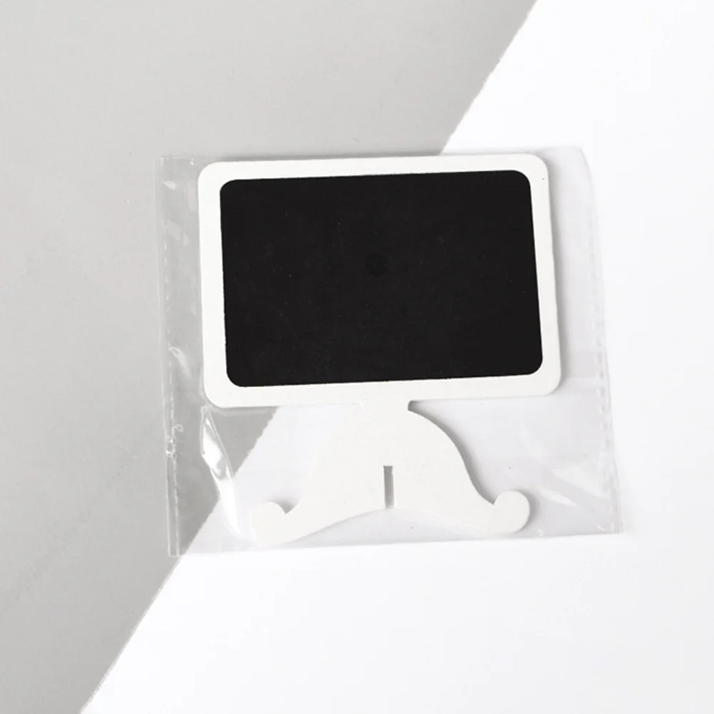 

20 шт., мини-вывеска для доски, креативная деревянная доска, небольшой настольный дисплей, компактные портативные этикетки для свадебной вечеринки