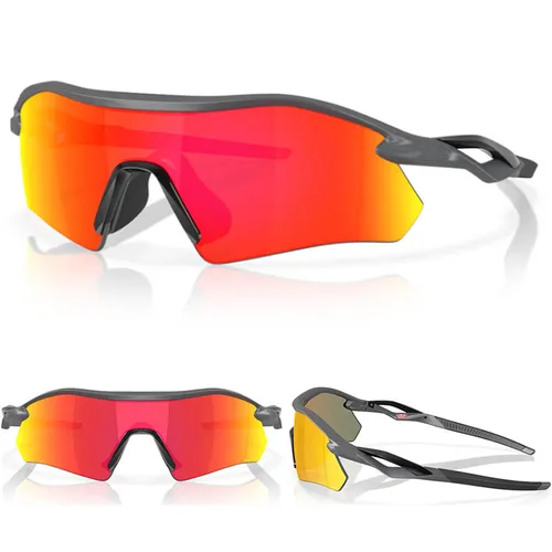 Imagen 1 del producto Gafas de sol Vintage de medio marco para hombres y mujeres UV400, gafas de sol de conducción para pesca al aire libre, gafas de espejo de diseño de marca para hombre UV400