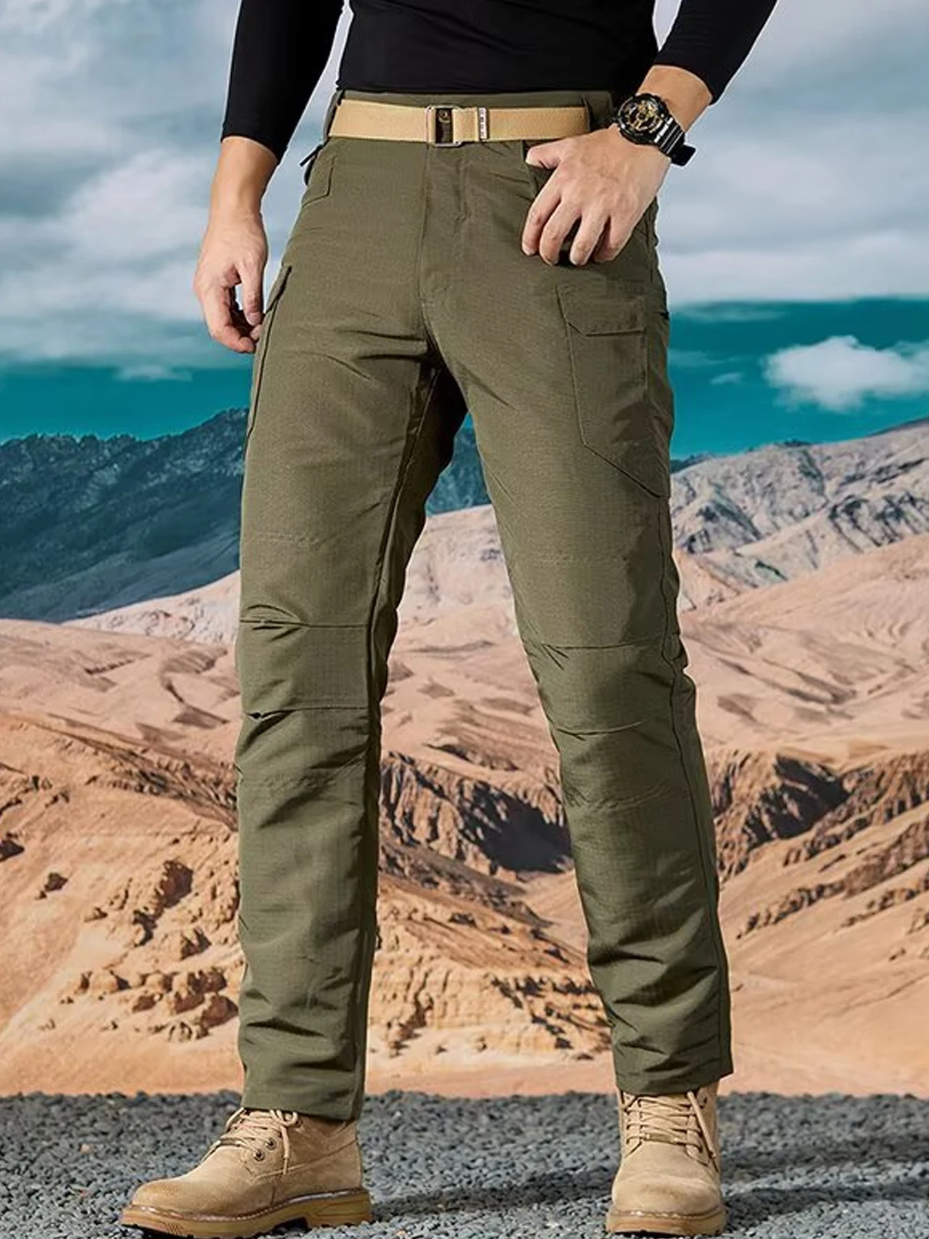 

Летние тонкие модные брендовые узкие брюки на шнурке для мужчин, свободные провисающие спортивные брюки, черные мужские повседневные брюки, лето 2023 г. M