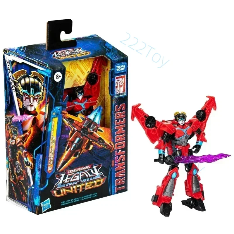 Nouveau Takara Tomy transformateurs jouets héritage United classe de luxe Bumblebee Windblade Chase aimant Action Robot jouet figurines loisirs