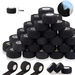 96/48/24/12/6pcs Black Tattoo Grip Bandage Cover Wraps Tapes Nonwoven Waterproof Self Adhesive Tattoo Handle Grip Cover Supply