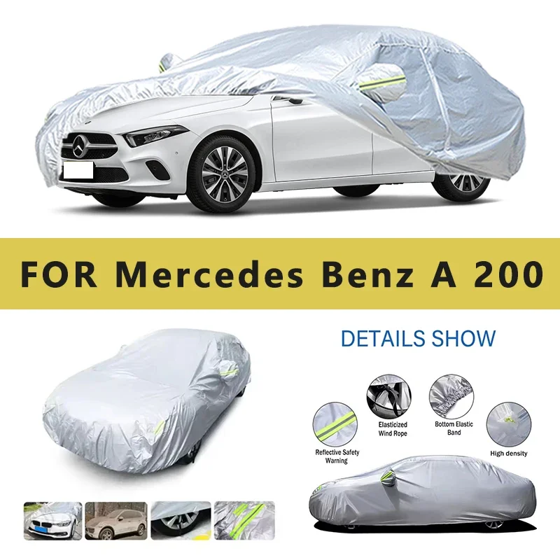 

For Mercedes Benz A 200 W168 W169 W176 Car Cover Outdoor Protection Covers Snow Sunshade Waterproof Dustproof Car Accessories