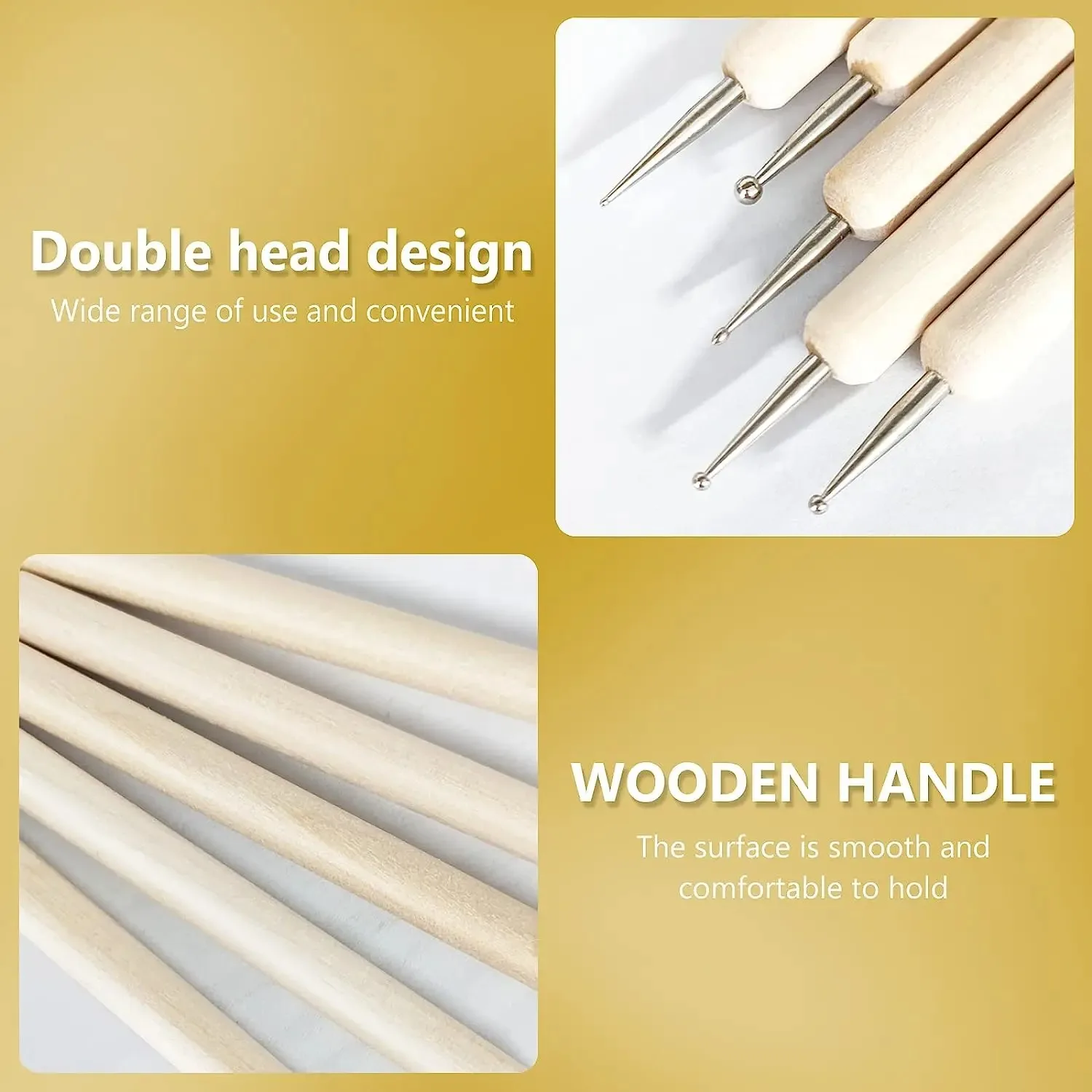 11Pcs Clay Modeling Ball Stylus Art Ceramics Sculpting Tools 7 Pins Feather Wire Texture Pottery Cold Pottery Air Dry Clay Tools