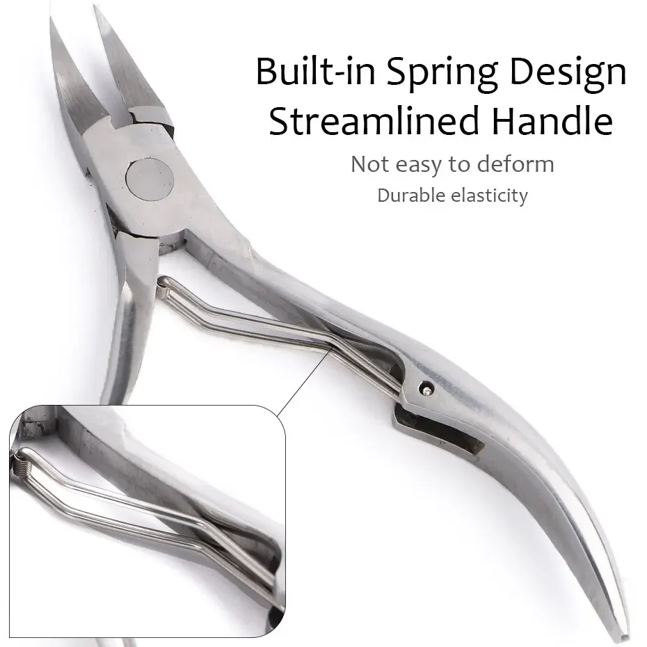 ネイルはさみキューティクルクリッパーマニキュアニッパー角質除去ステンレス鋼ペディキュアツールトリマーイーグルビークプライヤー2028