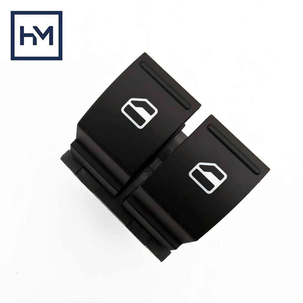1K3959857A Master Power Window Switch Driver Side with Red Illumination, Replaces 2K0959857A for VW Passat Golf Tiguan Polo