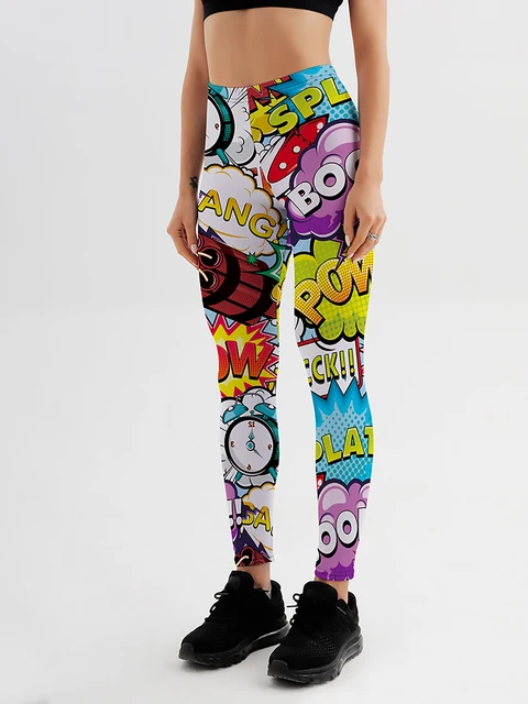 3D Printed Leggings Push Up Leggins Sport Women Fitness Running Pants Cartoon Comic Game Styles Girl Leggins 2 3D Printed Leggings Push Up Leggins Sport Women Fitness Running Pants Cartoon Comic Game – view 2