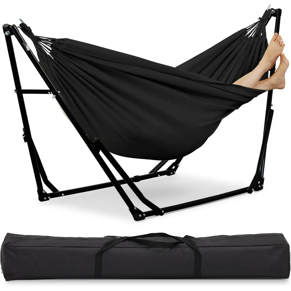 

2 in 1 Hammock with Stand, Outdoor Hammock Swing Chair with Portable Heavy Duty Stand, Multi-Functional Hammock Stand
