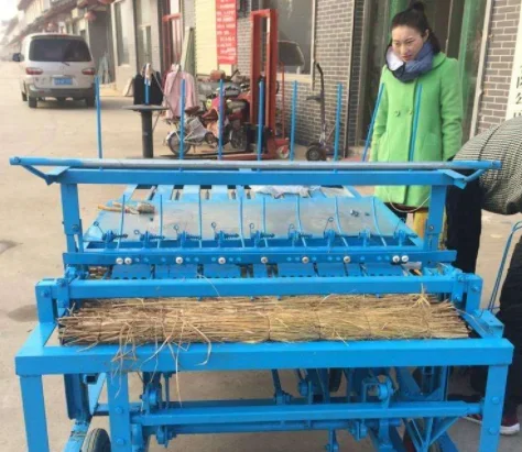 1.2-2.0m Length Comprehensive Properties Reed Mat Knitting Machine Reed Straw Mat Knitting Machine Bamboo Mat Weaving Machine