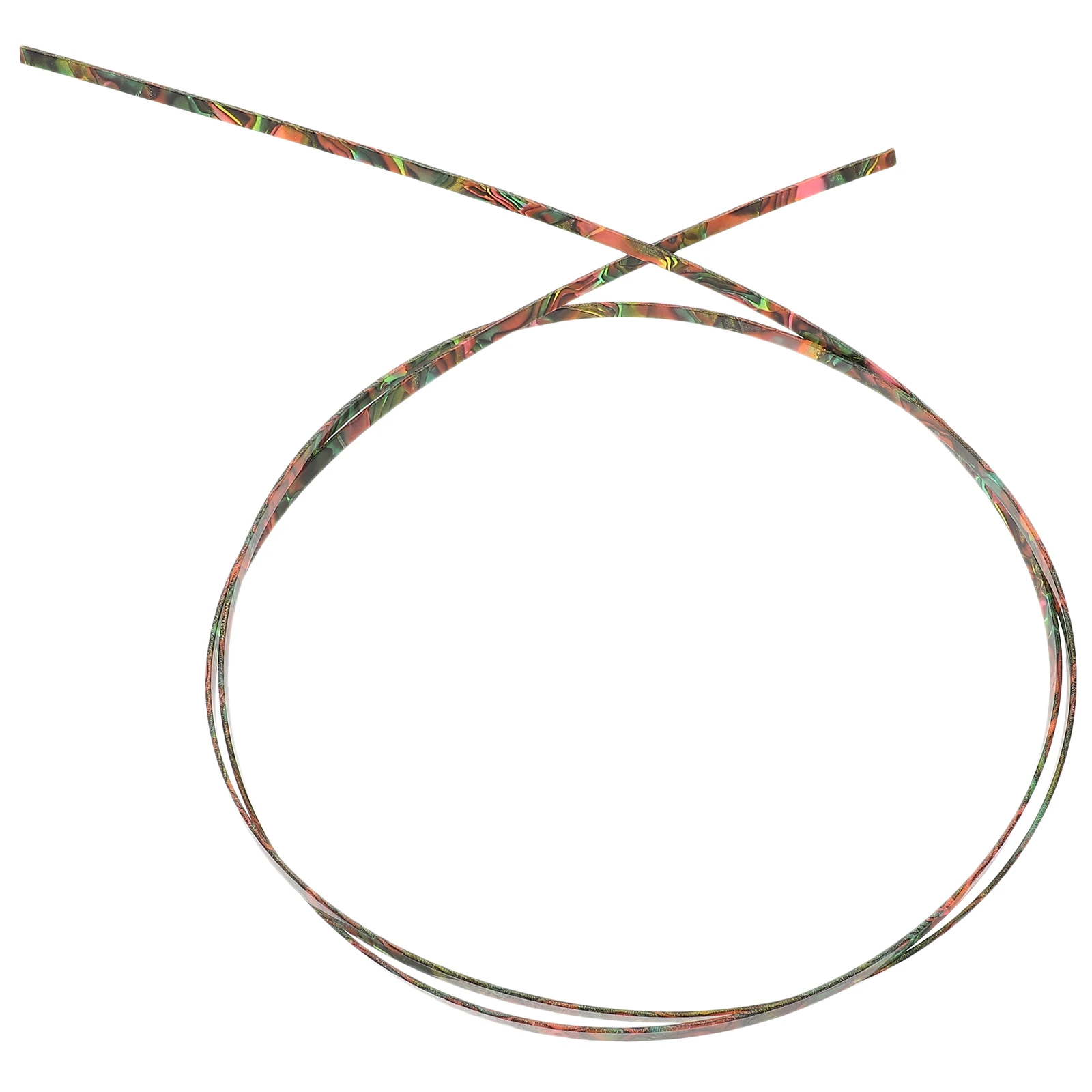 

Plastic Side Strips Decorative Guitar Waterproof Purfling for Classical Accessory Green Binding