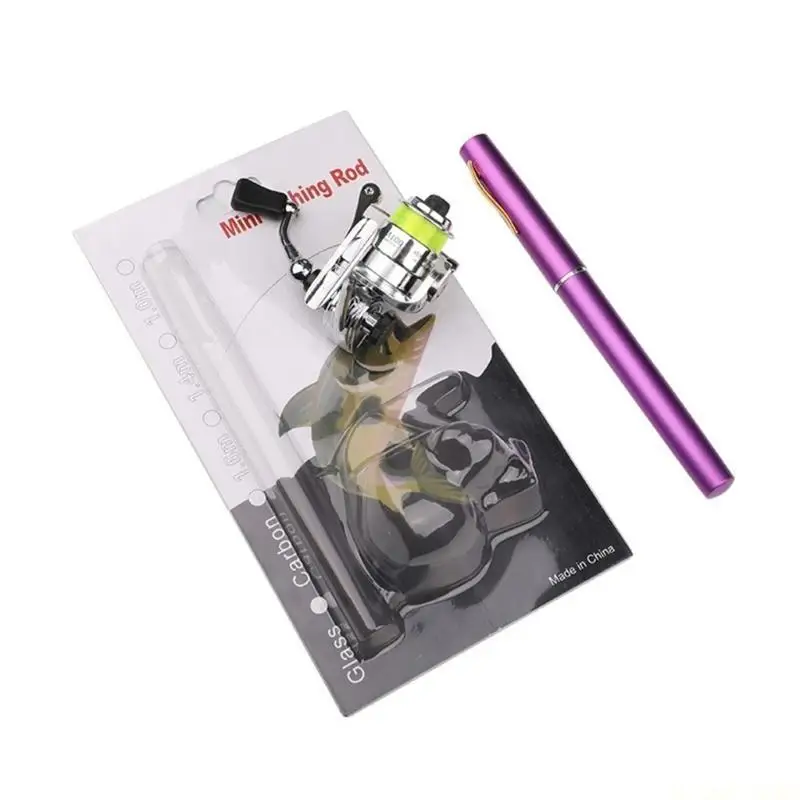 M5TC Fishing Rod for Fishing Pen Shaped Telescopic Portable Mini Pocket Fishing Rod