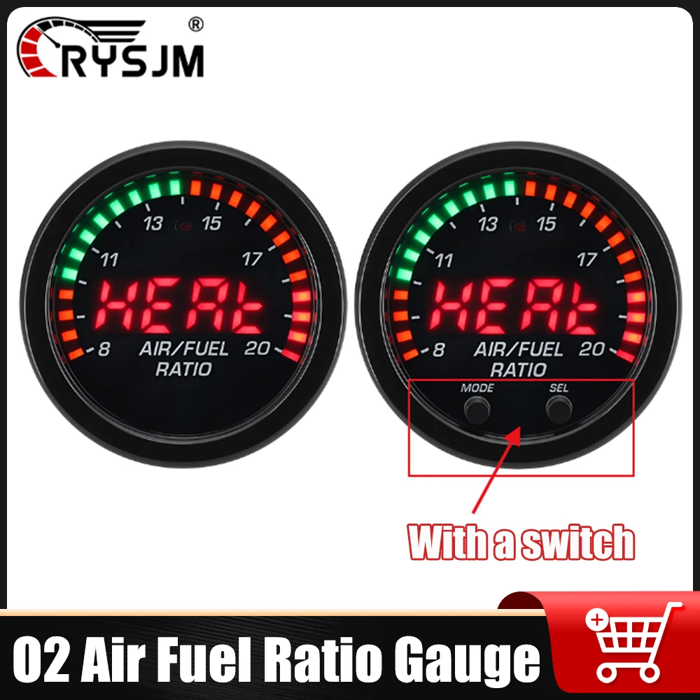 

O2 Air Fuel Ratio Gauge Car Wideband AFR Controller Meter Car Accessories For 30-0300 X-Series AFR LSU 4.9 With Oxygen Sensor