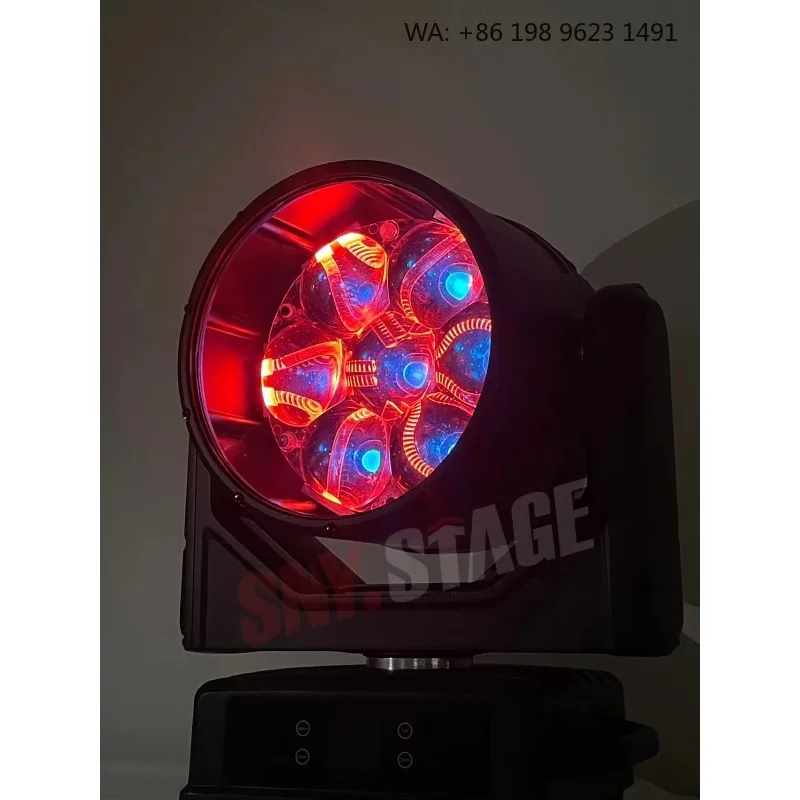 760A Outdoor Moving Head Wash Light RGB IP65 Waterproof Stage Lamp Weatherproof Fixture for Theme Park Disco Concert