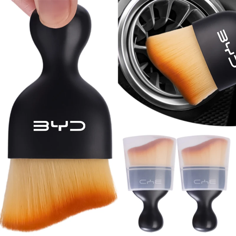 

Car Vent Cleaning Soft Brush Car Interior Cleaning Tool For BYD Dolphin 2023 EV Atto 3 Tang F3 E6 Dmi Yuan plus Song plus Tang