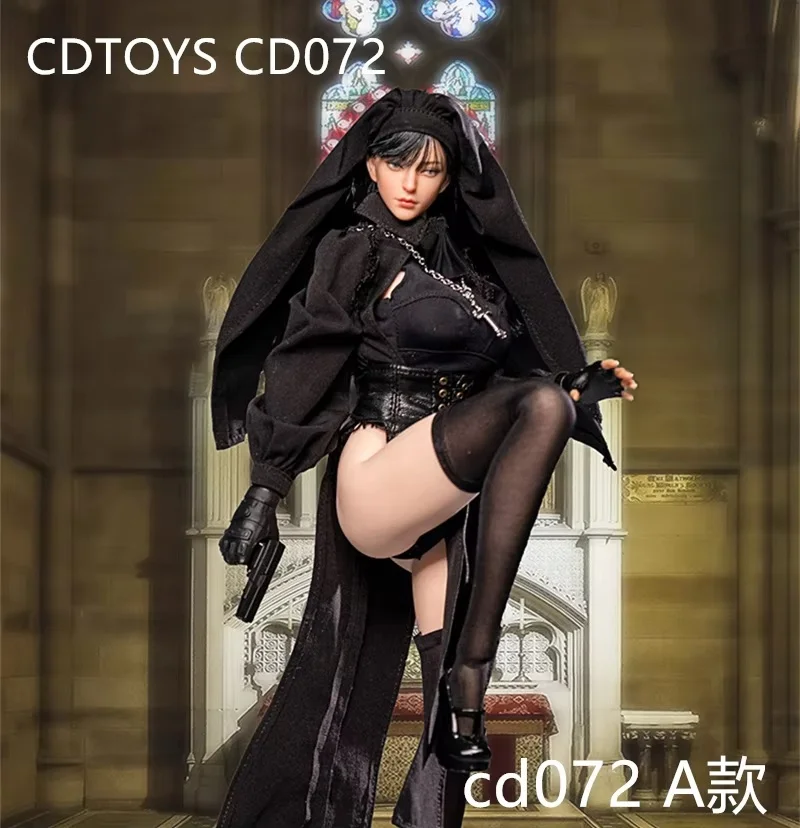 

В наличии Cdtoys 1/6 Cd072 Хэллоуин монахиня переодевание униформа монахиня косплей костюм солдат костюм модель игрушки подарки