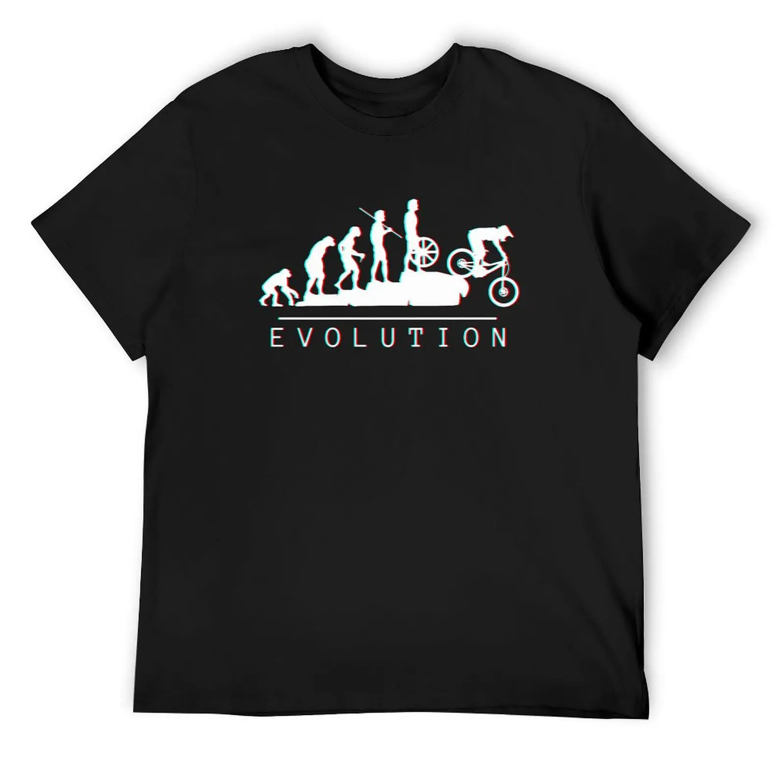 

MTB Evolution (White) T-Shirt funny shirt cotton Short sleeve tee kawaii clothes shirts men