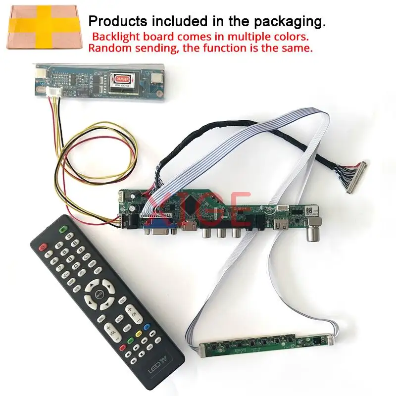 لوحة محرك الشاشة تناسب LTN184HT01 LTN160HT03 LQ164M1LA4A LQ164M1LA4AB 1920*1080 1920x1080 2-CCFL USB + AV + VGA + HDMI 30 Pin LVDS Kit #3