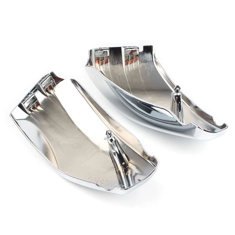 1Pair Motorcycle for Honda VTX1300 2003-2009 Battery Side Cover Panel Set VTX 1300 R/S/C/T ABS Chrome