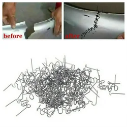 100pcs Plastic Welding Bumper Soldering Bumper Repair Iron Staples Hot Welding Plastic Clip Bumper Repair Tool Hot Stapler Tools