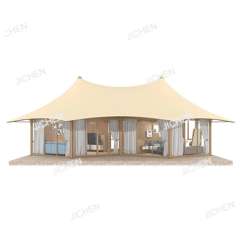 Tiendas escénicas para hoteles de resort, hoteles B & B de alta gama de tres picos, tiendas de campaña para sala de recepción al aire libre