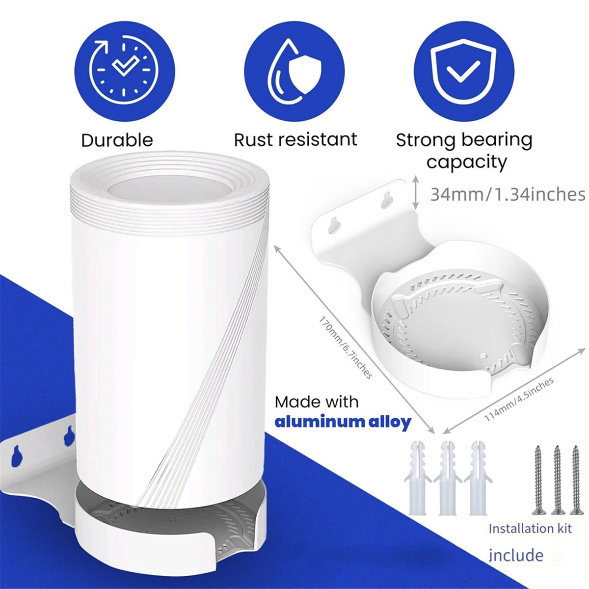 A88M uchwyt ścienny do routera odpowiedni do TP Link Deco BE63/BE65/BE10000 Mesh Wifi7 router oszczędzający miejsce 2 szt.