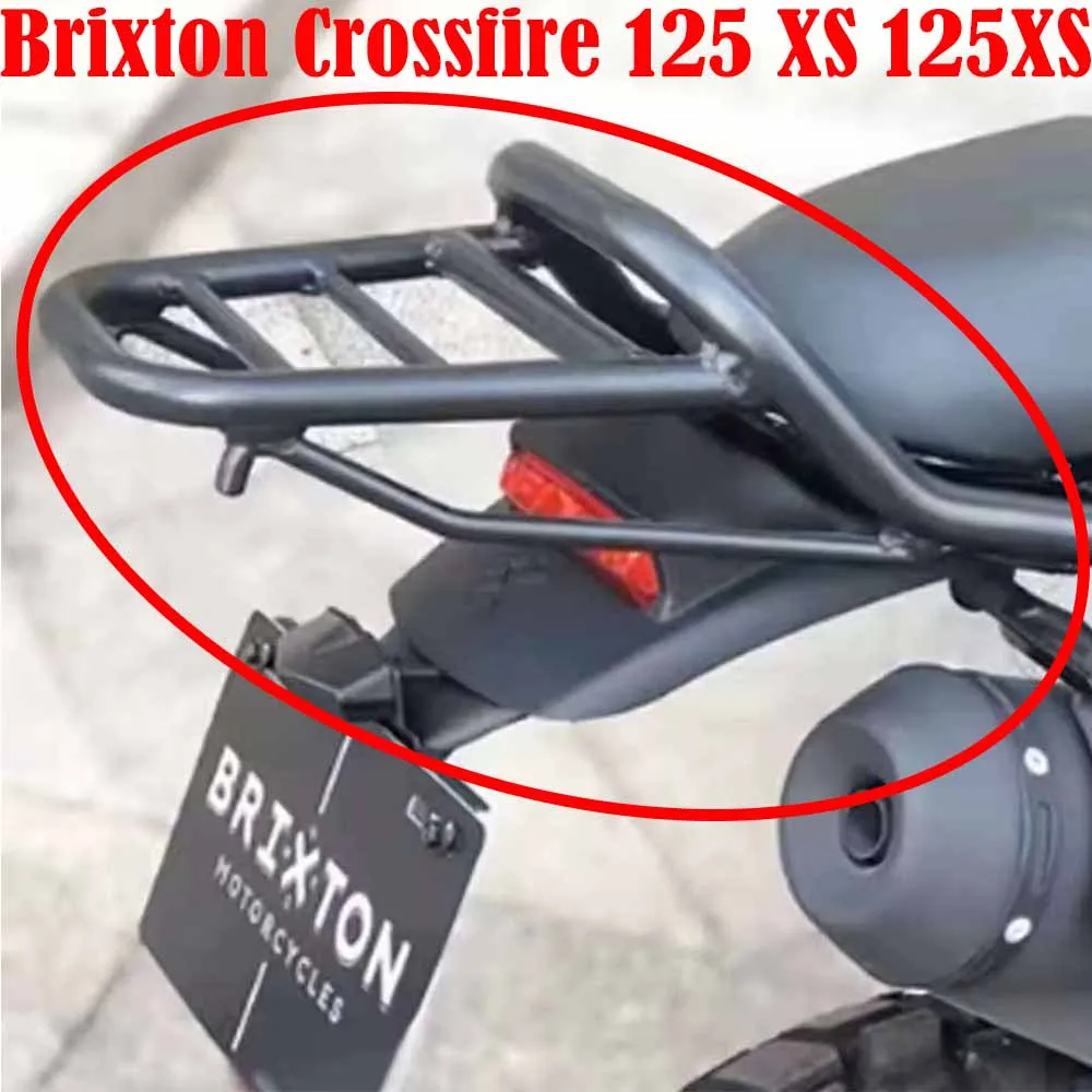 Fit Crossfire XS 125 Rear Seat Rack Bracket Luggage Carrier Cargo Shelf Support For Brixton Crossfire 125 XS 125XS