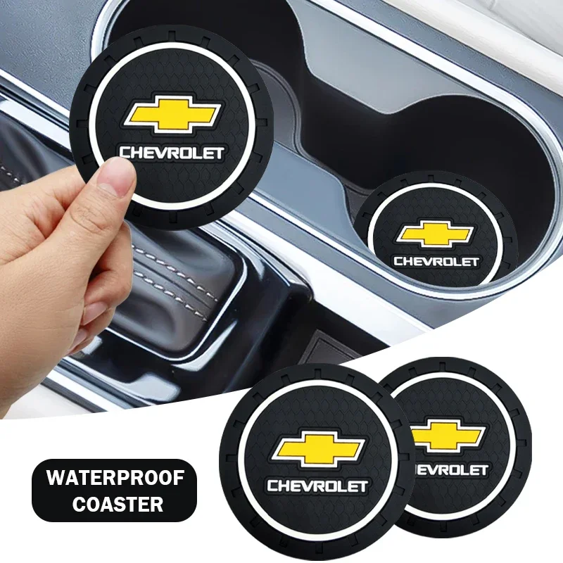 Posavasos antideslizante para coche, ranura para taza de agua, accesorios de cojín antideslizante para Chevrolet Colorado Cruze Spark Captiva Malibu Trax, 1 ud.