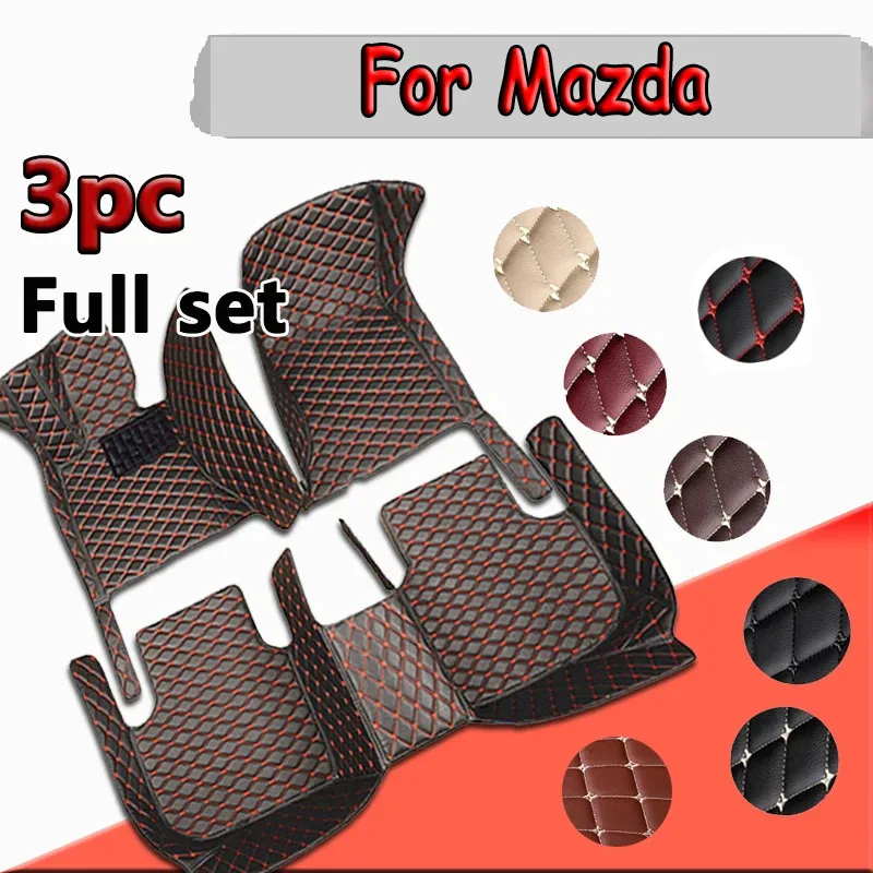 Leather Car Floor Mats For Mazda 3 Axela Cx-5 BT-50 Mazda 5 CX-5 CX-9 CX-8 CX-7 Mazda 2 Mazda 6 CX-3 Cx-4 CX5 Car Accessories