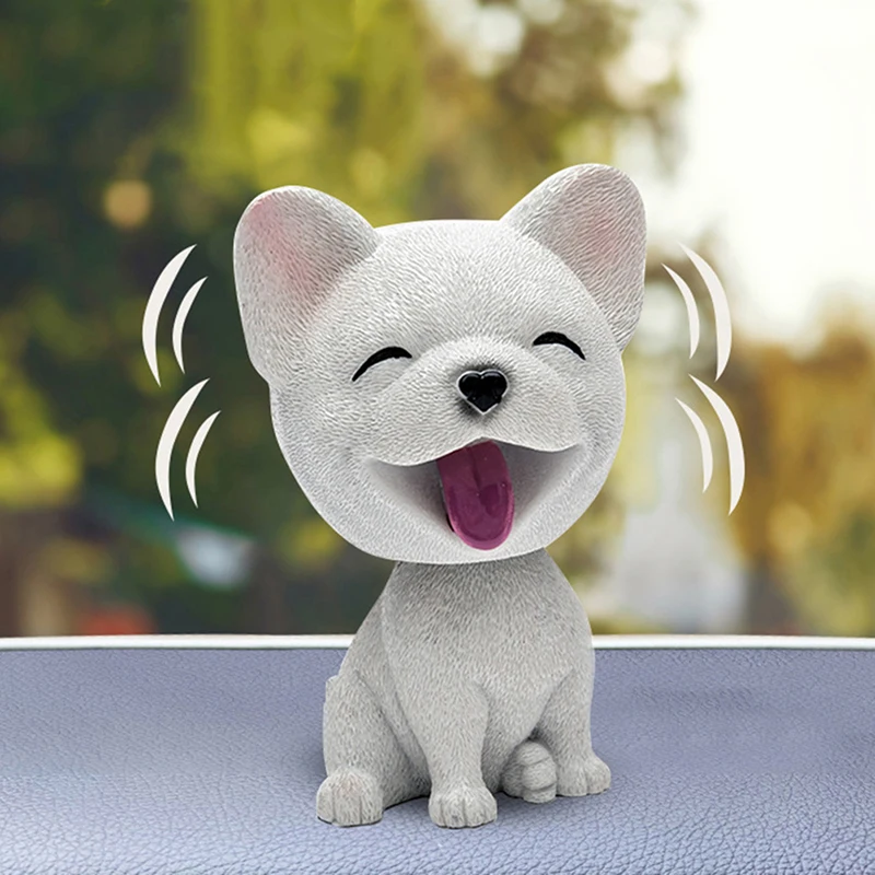 Shaking Head Dog Toy Car Furnishing Articles Dashboard Doll Decor Teddy Husky Corgi Interior Furnishings Gift