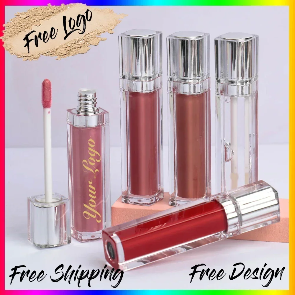 No Logo Waterproof Glossy Lipgloss 147 Colors Shimmer Wholesale High Quality Vegan Glossy Lip Gloss