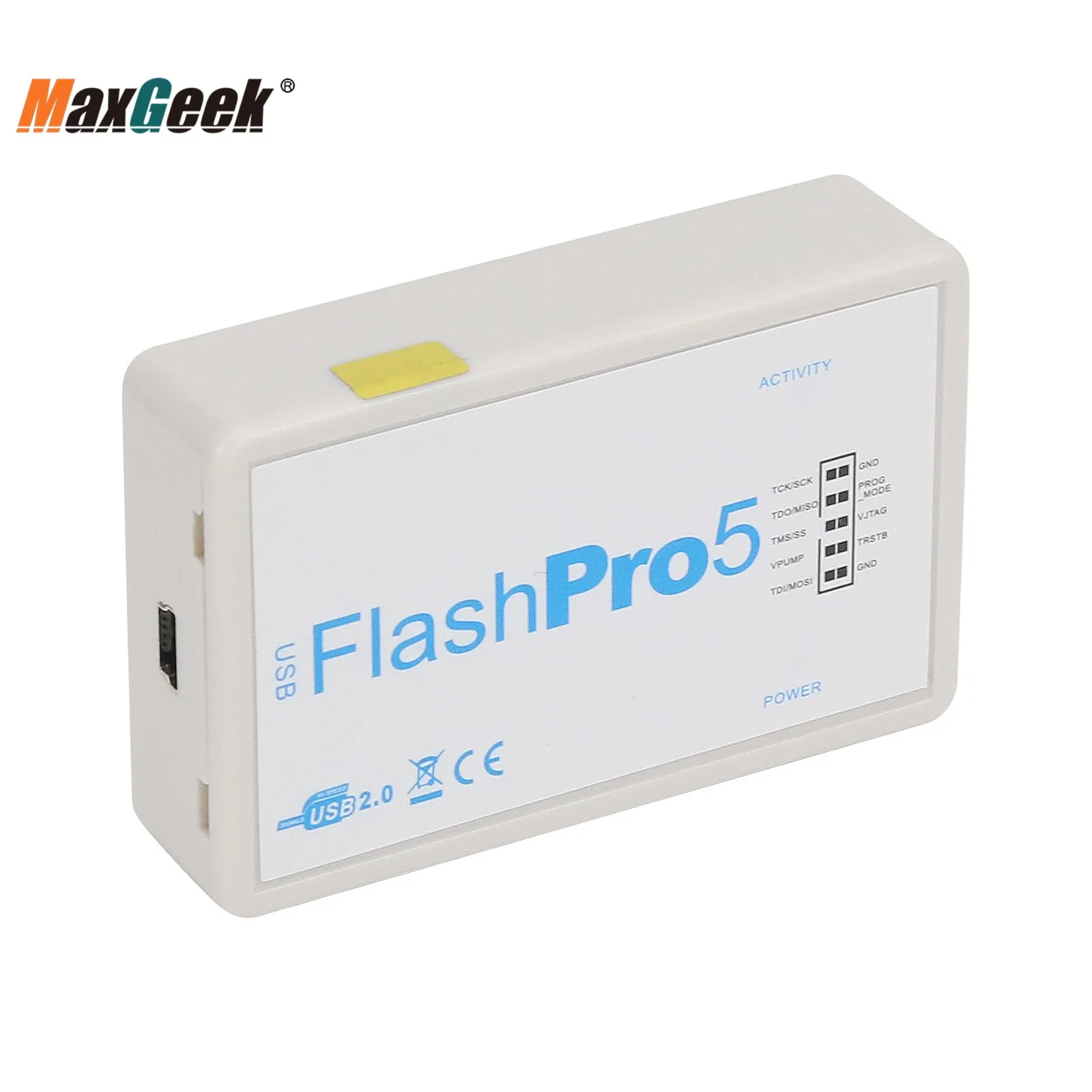 Maxgeek FlashPro5 Programmer Tool Download Cable Debugger Replacing Pro4 and Pro3 for Actel Microsemi