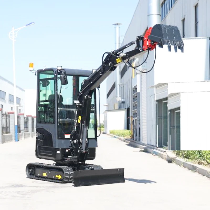 VTW-18S 1 à souder 2 à souder Mini EbSmall Digger engagé Bagger CE inondation EURO 5 2000kg Hydraulique
