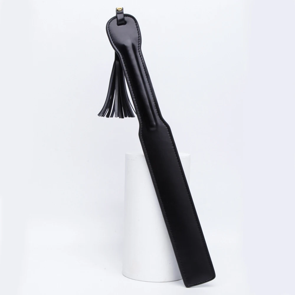

39.5CM Cowhide Paddles Horse Whip,Spanking Flogger Leather Role Play Horse Riding for Horse Training Crop Equestrian