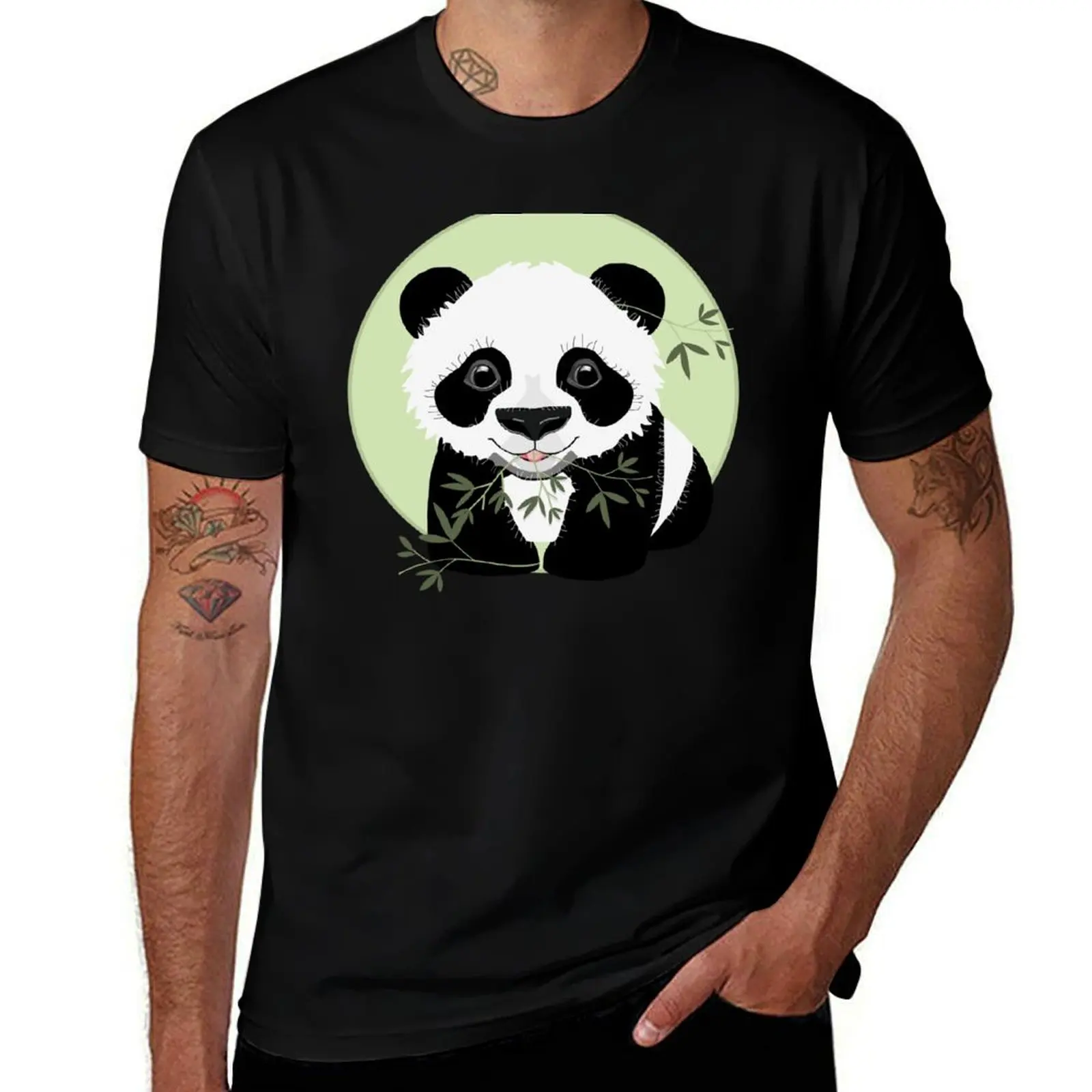 

Baby Panda T-Shirt anime shirt boys whites Blouse clothes for men